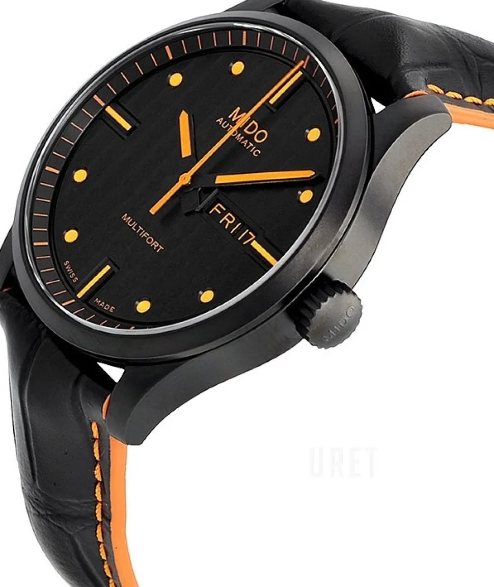 Multifort Svart/Läder Ø42 mm