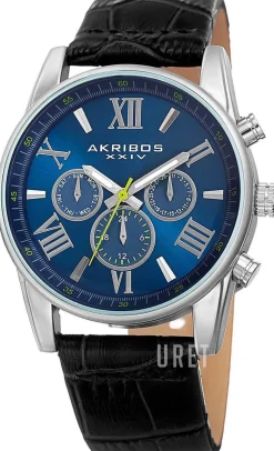 Multi-Function Blå/Läder Ø41 mm