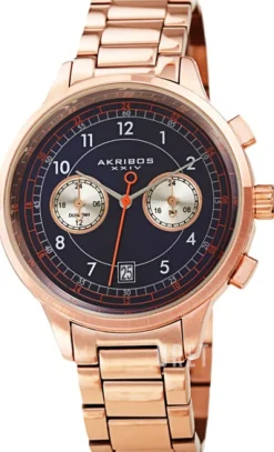 Multi-Function Blå/Roséguldstonat stål Ø43 mm