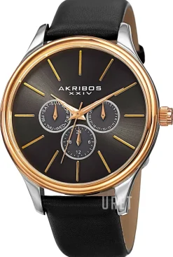 Multi-Function Grå/Läder Ø44 mm