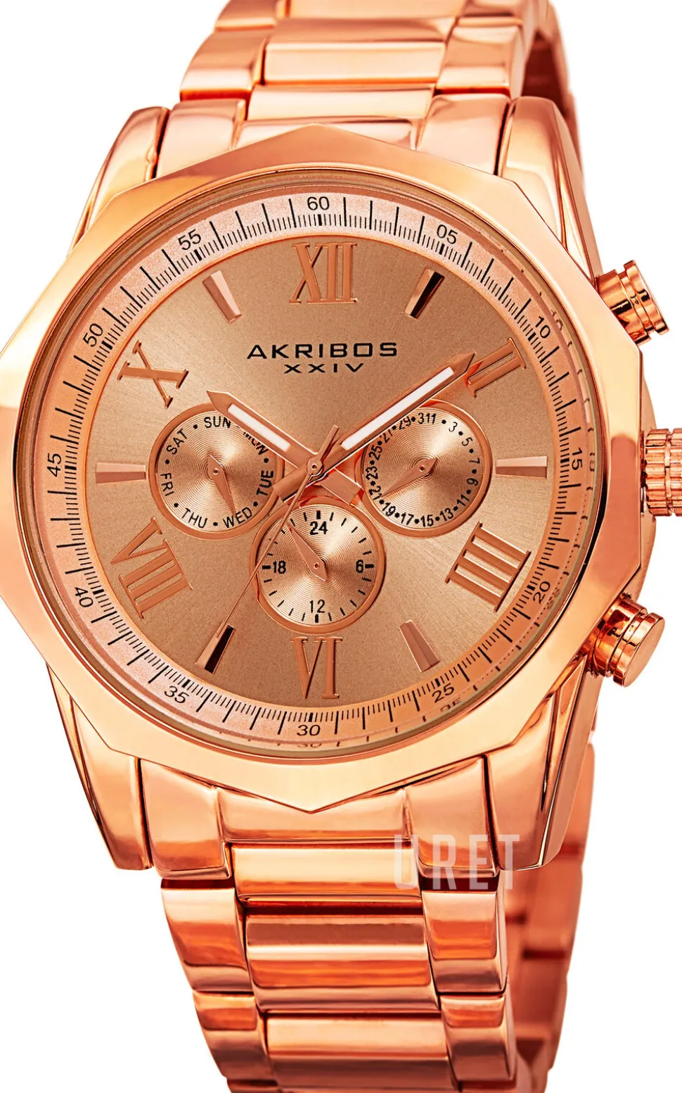 Multi-Function Roséguldstonad/Roséguldstonat stål Ø46 mm