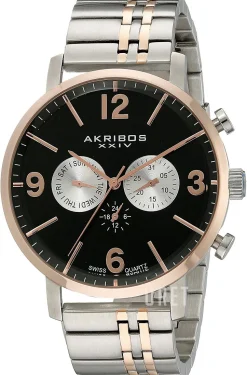 Multi-Function Svart/Roséguldstonat stål Ø46 mm