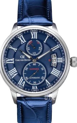 Munstertal Blå/Läder Ø46 mm