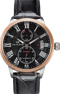 Munstertal Svart/Läder Ø46 mm