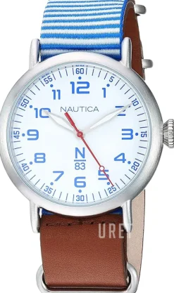 N83 Vit/Läder Ø40 mm