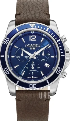 Nautic 100 Chrono Blå/Läder Ø43 mm