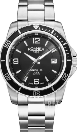 Nautic 100 Svart/Stål Ø43 mm