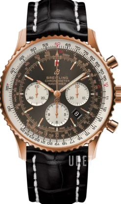 Navitimer 01 46Mm Grå/Läder Ø46 mm