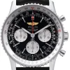 Navitimer 01 Svart/Läder Ø43 mm