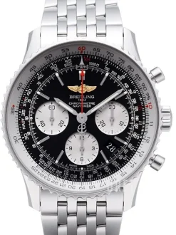 Navitimer 01 Svart/Stål Ø43 mm