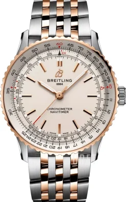 Navitimer Automatic 41 Antikvit/18 karat roséguld Ø41 mm