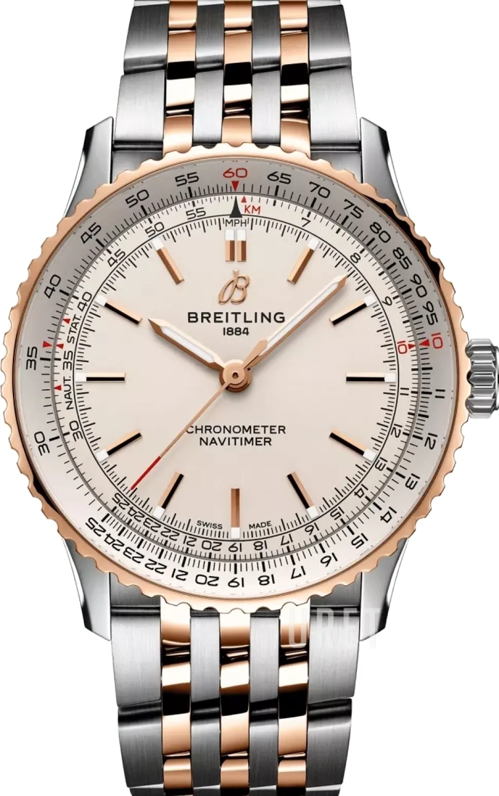 Navitimer Automatic 41 Antikvit/18 karat roséguld Ø41 mm