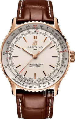 Navitimer Automatic 41 Antikvit/Läder Ø41 mm