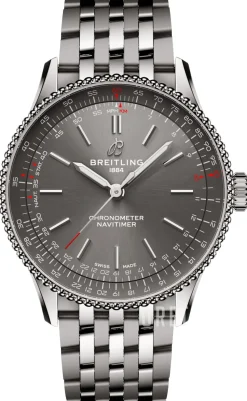 Navitimer Automatic 36 Grå/Stål Ø36 mm