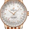 Navitimer Automatic 36 Vit/18 karat roséguld Ø36 mm