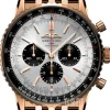 Navitimer B01 Chronograph 46 Vit/18 karat roséguld Ø46 mm