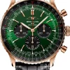 Navitimer B01 Chronograph 46 Grön/Läder Ø46 mm