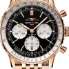 Navitimer B01 Chronograph 43 Svart/18 karat roséguld Ø43 mm