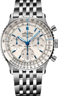 Navitimer B01 Chronograph 41 Vit/Stål Ø41 mm