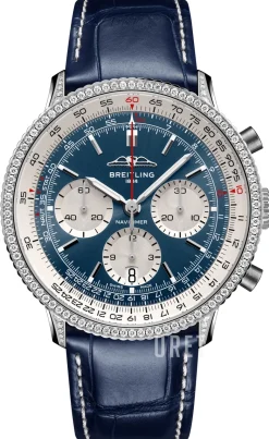 Navitimer Blå/Läder Ø41 mm