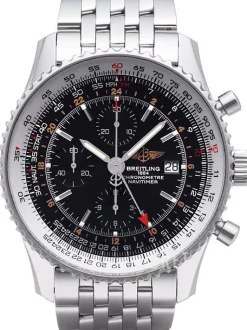 Navitimer World Svart/Stål Ø46 mm