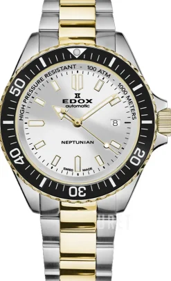 Neptunian Silverfärgad/Gulguldtonat stål Ø44 mm