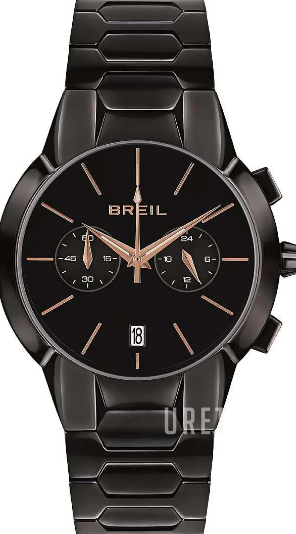 New One Svart/Stål Ø43 mm