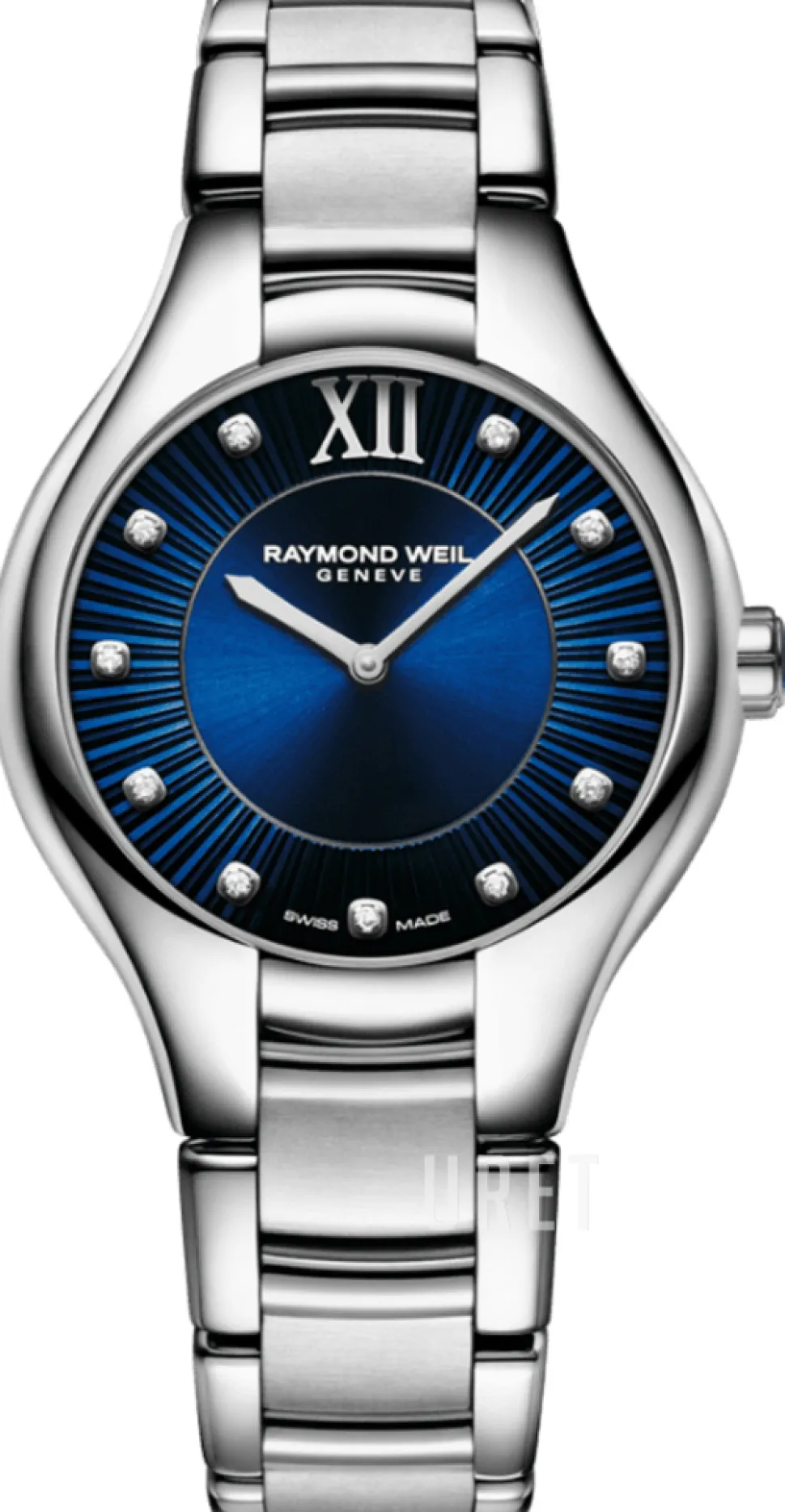 Noemia Blå/Stål Ø32 mm