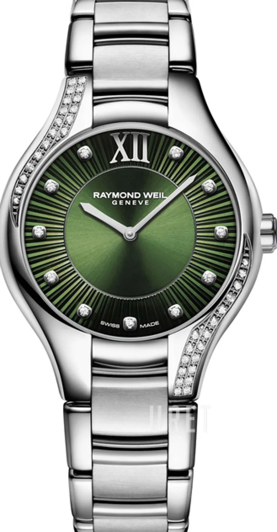 Noemia Grön/Stål Ø32 mm