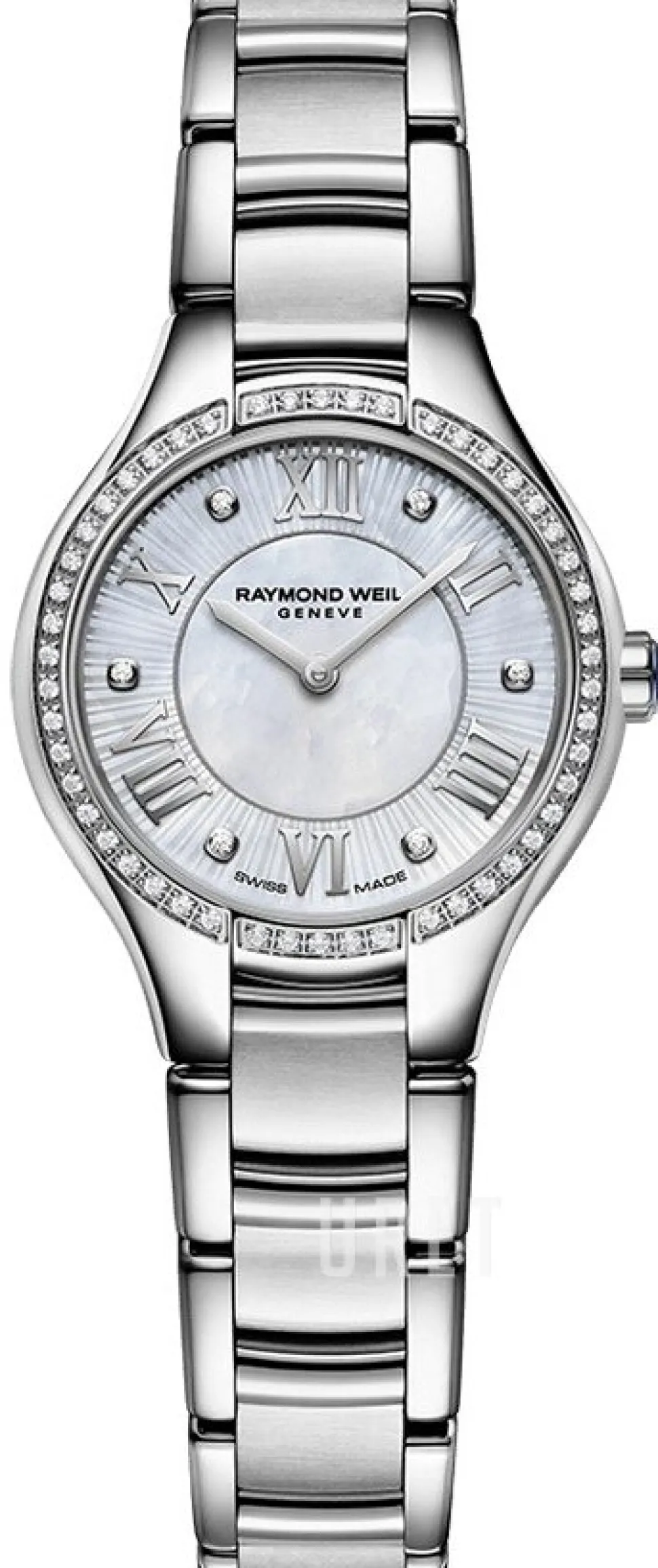 Noemia Vit/Stål Ø24 mm