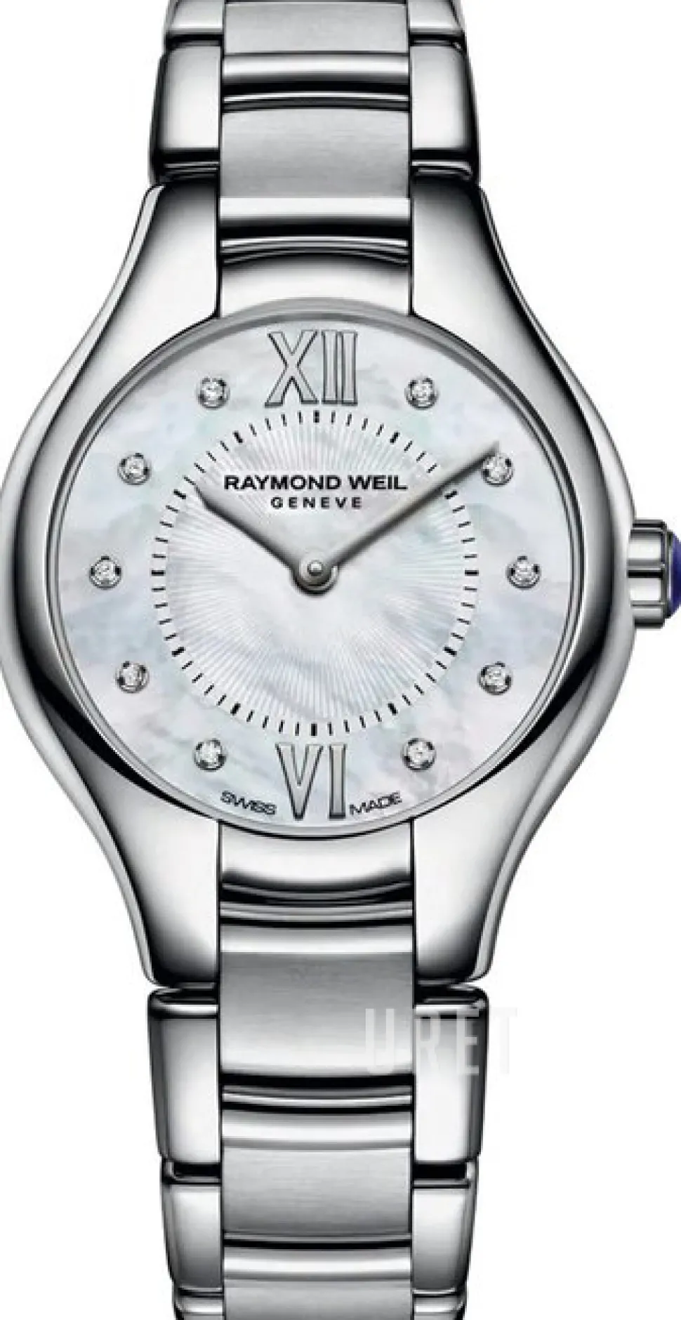 Noemia Vit/Stål Ø24 mm