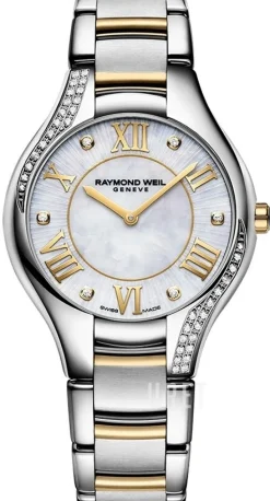 Noemia Vit/Stål Ø32 mm