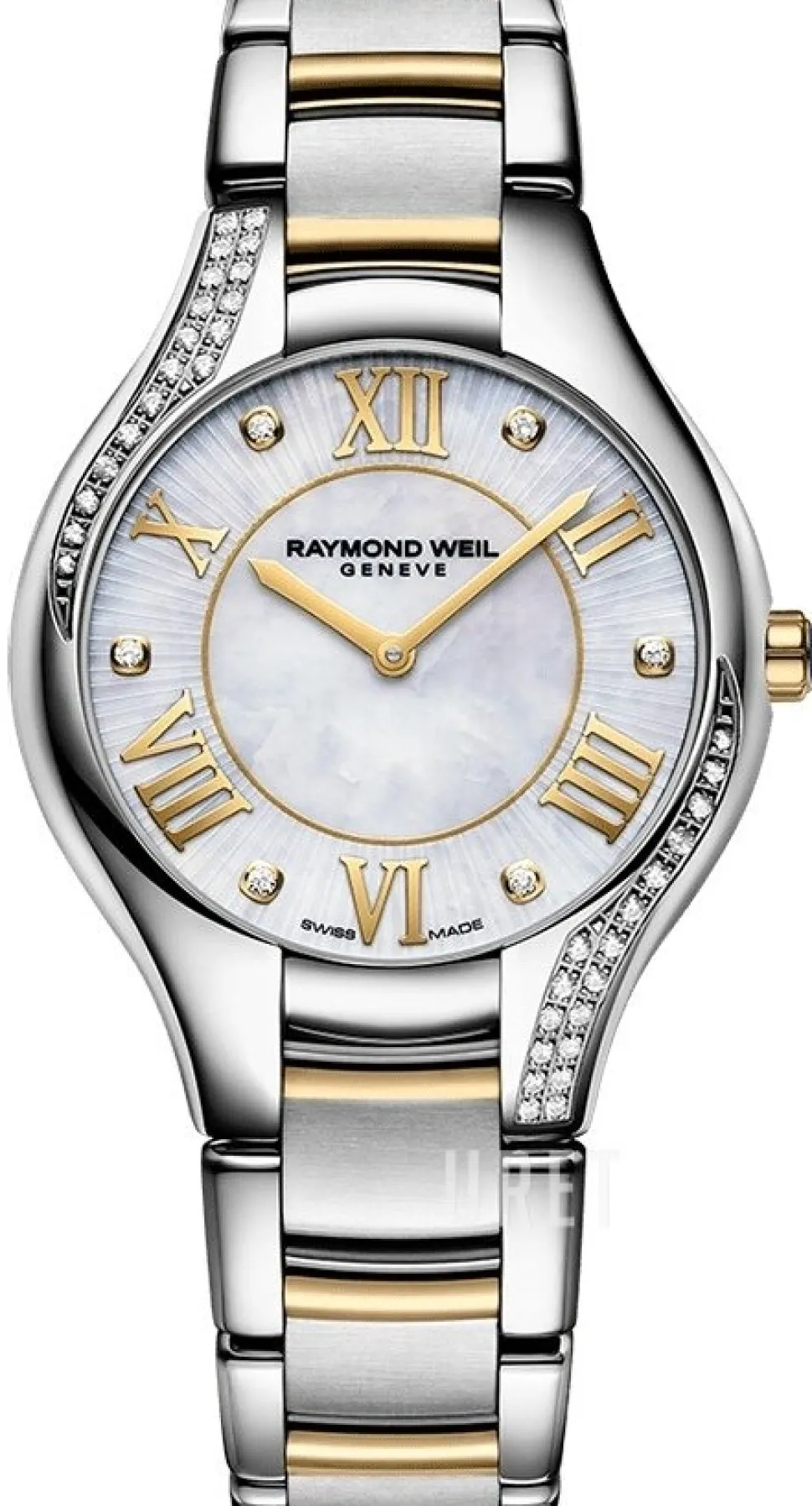 Noemia Vit/Stål Ø32 mm