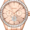 Nolita Multi Glitz Roséguldstonad/Roséguldstonat stål Ø40 mm