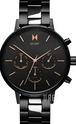 Nova Svart/Stål Ø38 mm