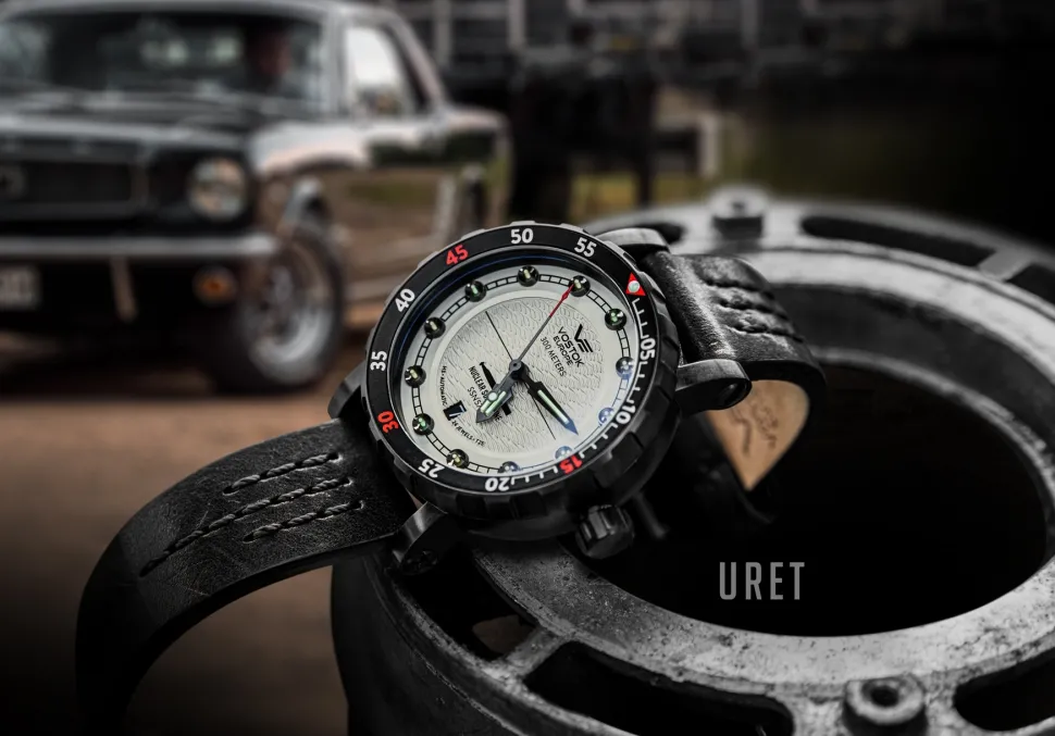 Nuclear Submarine Grå/Läder Ø45.7 mm