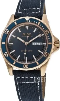 Ocean Star Blå/Läder Ø40.5 mm