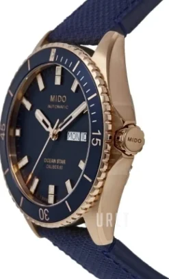 Ocean Star Blå/Läder Ø42.5 mm