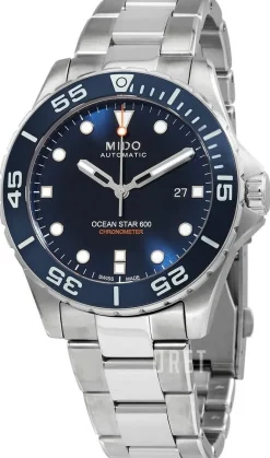 Ocean Star Blå/Stål Ø43.5 mm