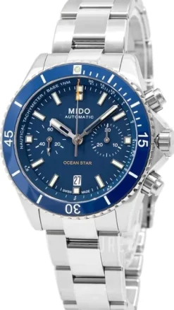 Ocean Star Blå/Titan Ø44 mm