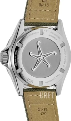 Ocean Star Grön/Läder Ø40.5 mm