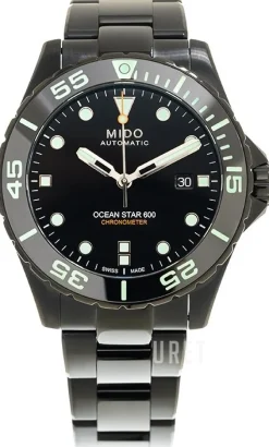 Ocean Star Svart/Stål Ø43.5 mm