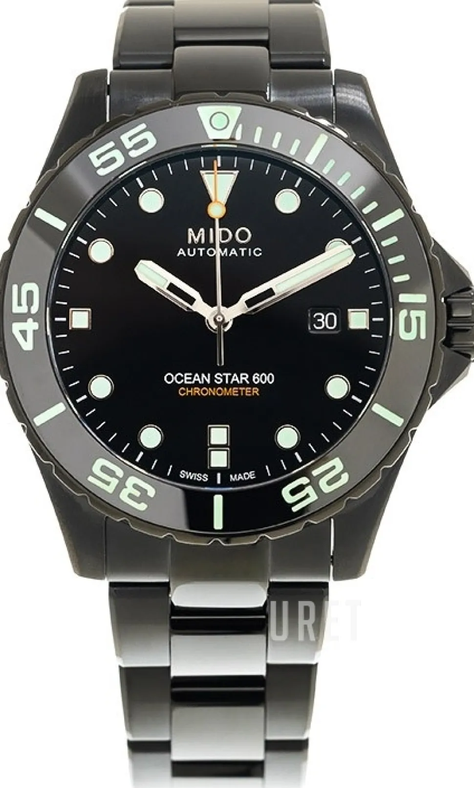 Ocean Star Svart/Stål Ø43.5 mm