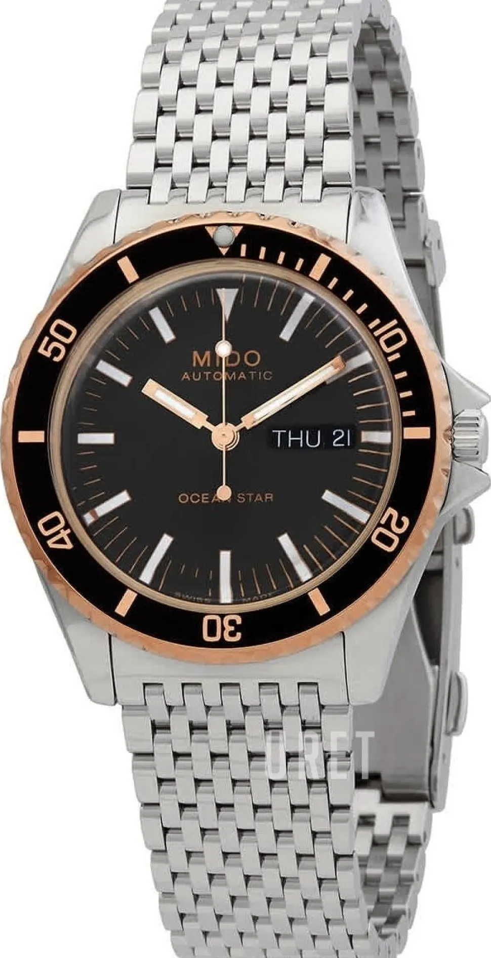 Ocean Star Svart/Stål Ø40.5 mm