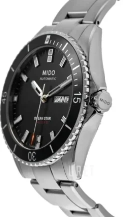 Ocean Star Svart/Stål Ø42.5 mm