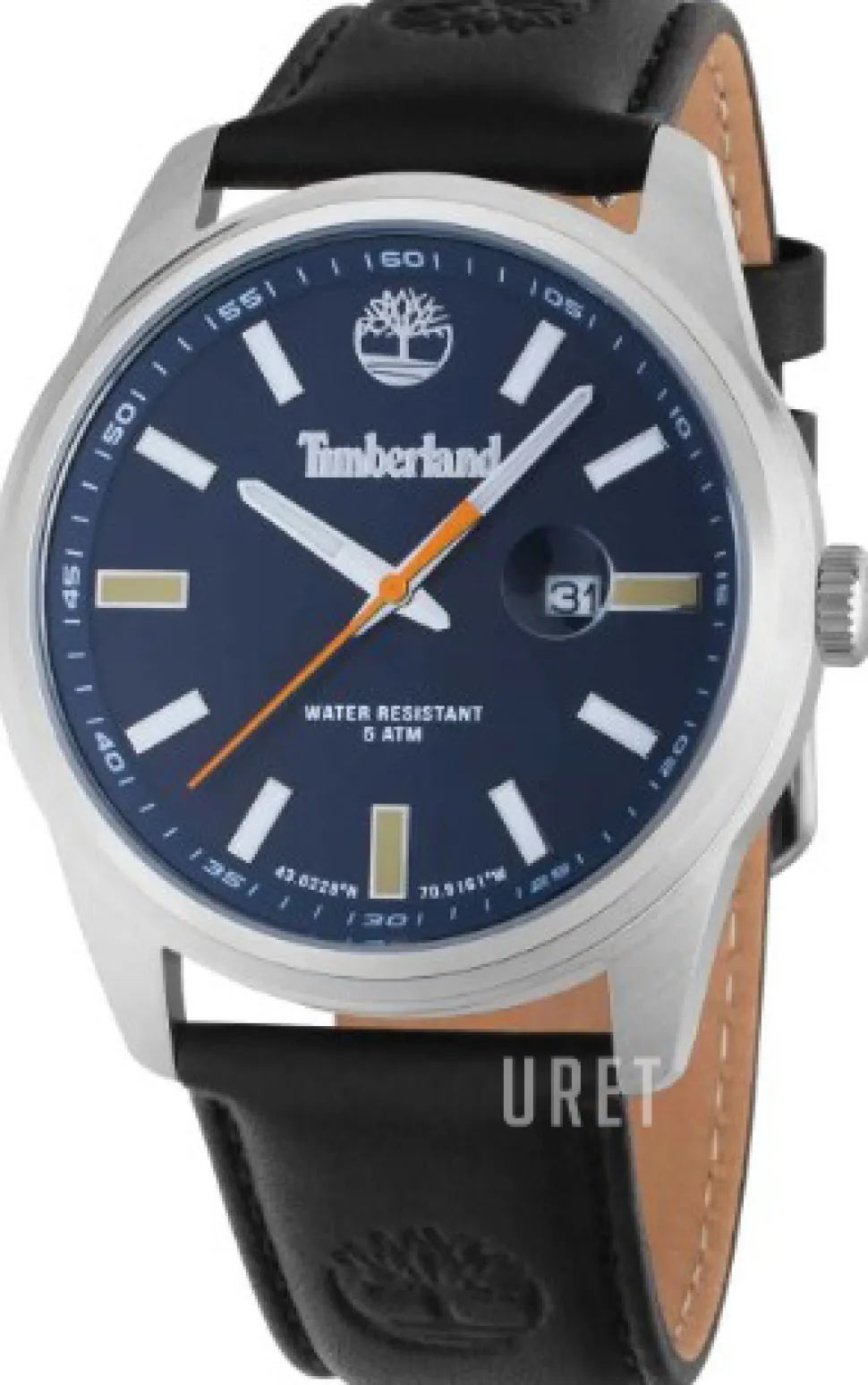 Orford Blå/Läder Ø45 mm