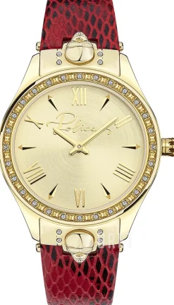 Pahia Guld/Läder Ø36 mm