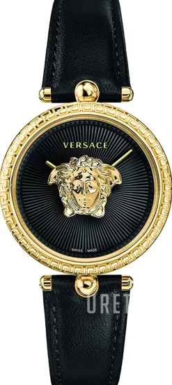 Palazzo Empire Svart/Gulguldtonat stål Ø34 mm