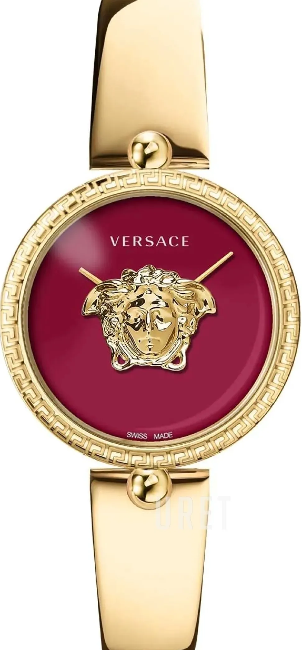 Palazzo Röd/Guldtonat stål Ø39 mm