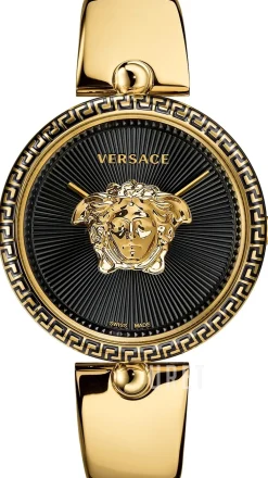 Palazzo Svart/Gulguldtonat stål Ø39 mm